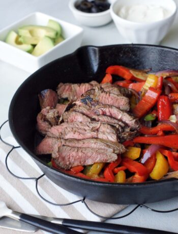 USA Rezept für Steak Fajitas mit Gemüse
