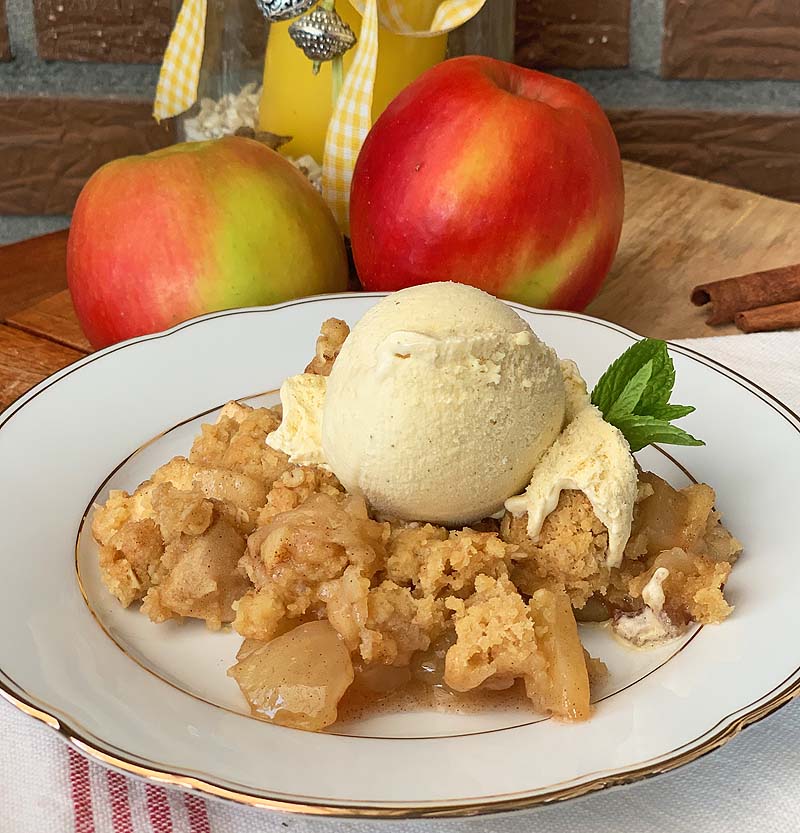 Apple Crumble (Apfel-Streusel-Dessert) | USA kulinarisch