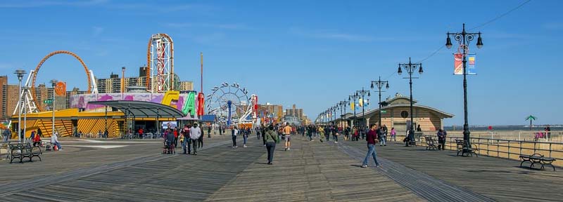 Boardwalk in Coney Island