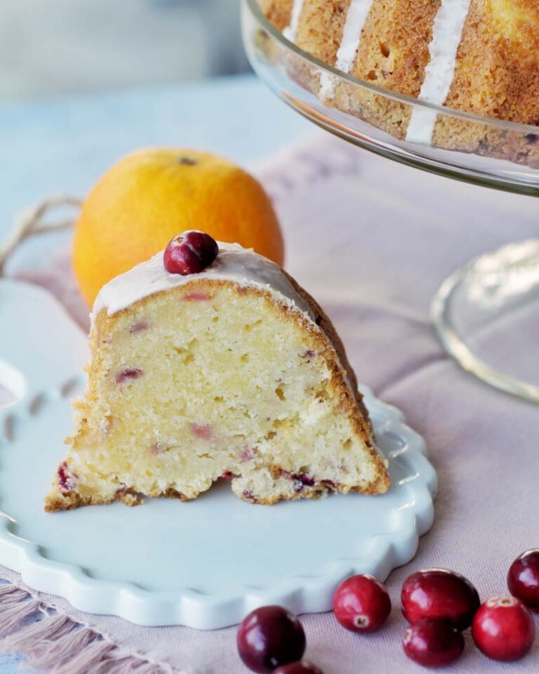 Cranberry Orange Bundt Cake (Cranberry-Gugelhupf) | USA kulinarisch
