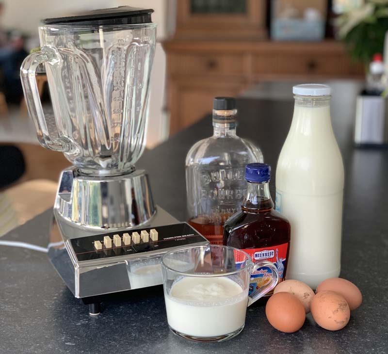 Weihnachten in den USA: Maple Bourbon Eggnog | USA kulinarisch