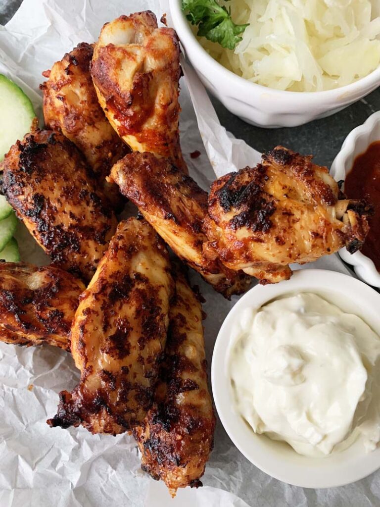 Barbecue Chicken Wings aus dem Airfryer | USA kulinarisch