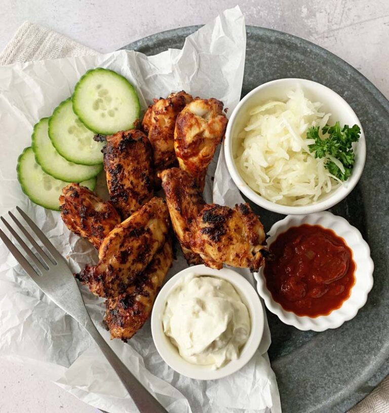 Barbecue Chicken Wings aus dem Airfryer