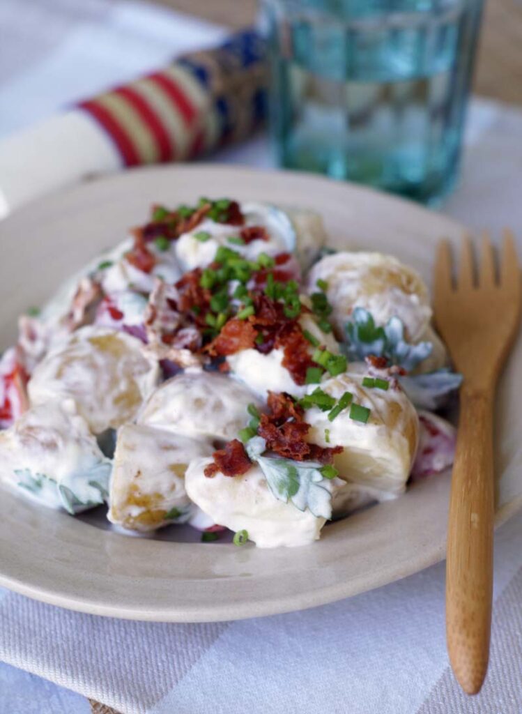 BLT Potato Salad (mit Speck &amp; Tomaten) | USA kulinarisch