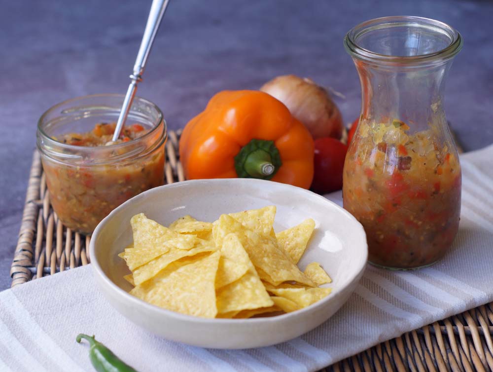 Green Tomato Salsa (grüne Salsa) | USA kulinarisch