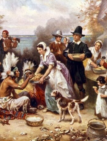 Idealbild des historischen Thanksgiving