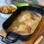 USA-Rezept für Lachsauflauf mit Porree