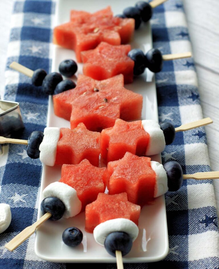 USA Rezept für Wassermelonen Spieße