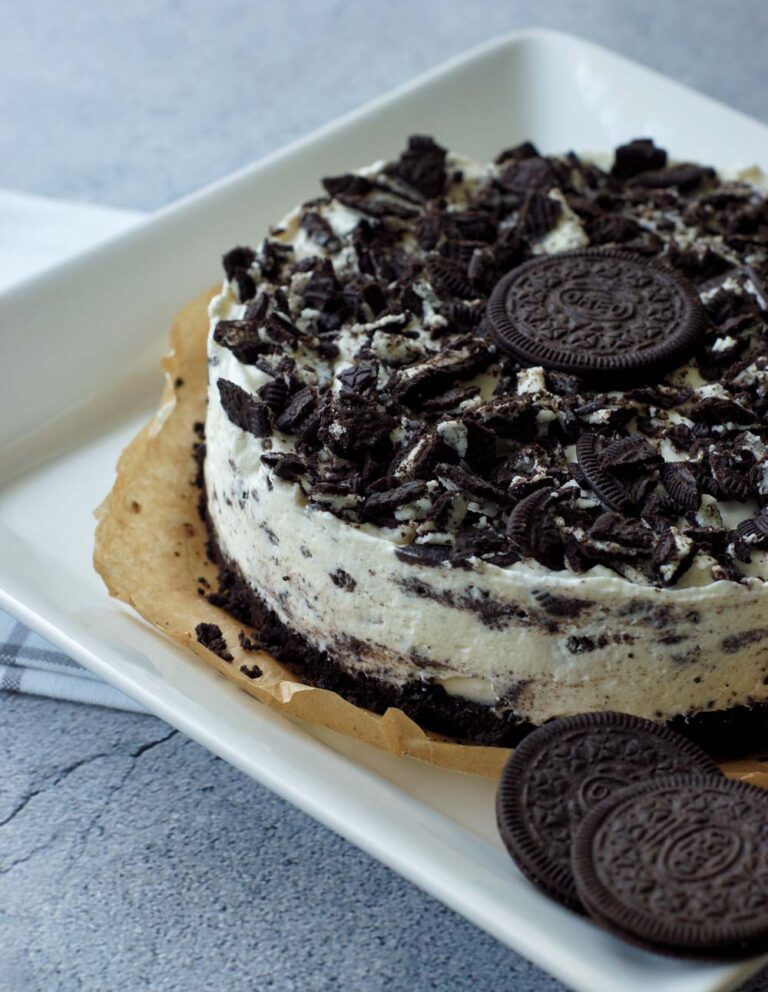 Rezept für No Bake Oreo Cheesecake