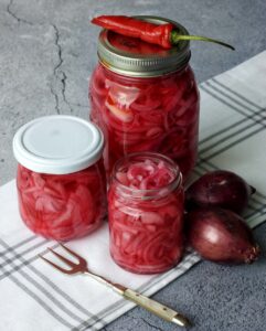 Red Onion Pickles (eingelegte Zwiebeln)