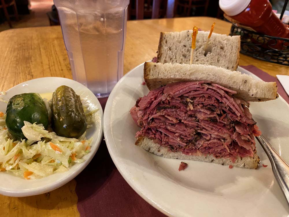 Pastramisandwich aus New York