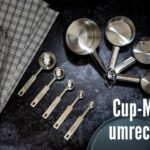 Cups umrechnen in Gramm / Cußmaße