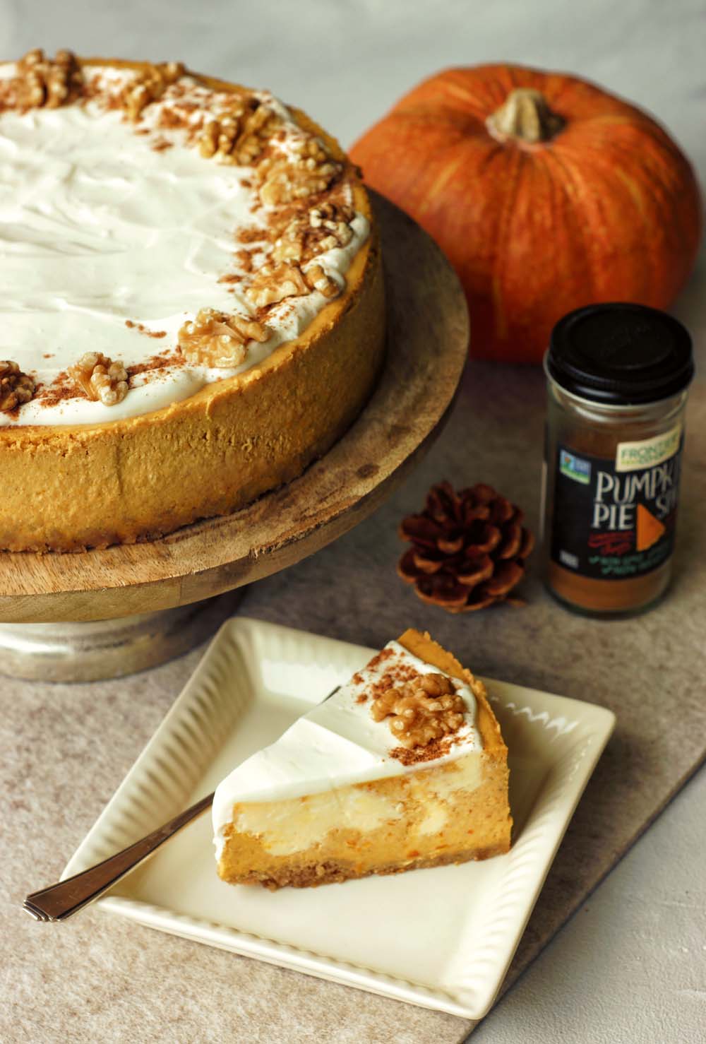 Original USA Rezept für Pumpkin Pie Cheesecake
