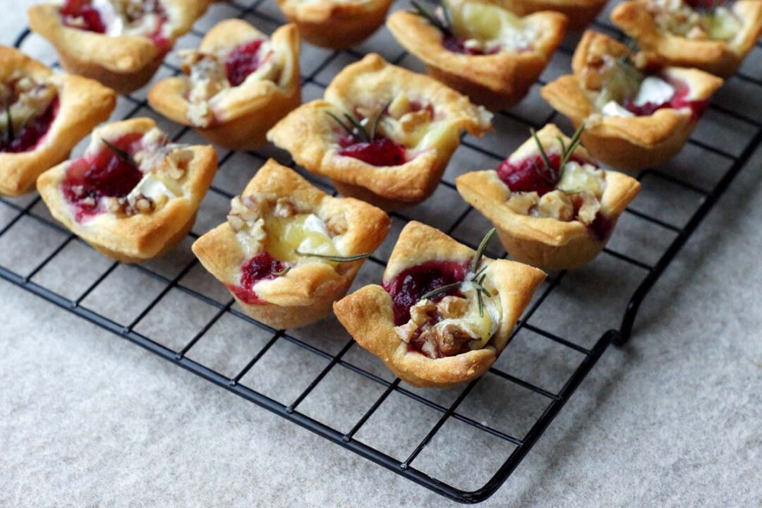 USA-Rezept für Cranberry Brie Bites