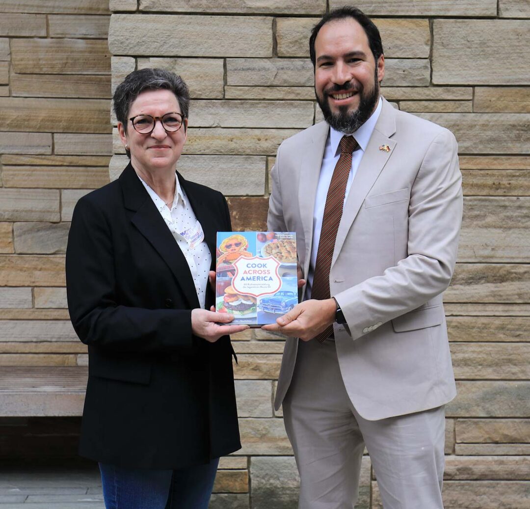 Booklaunch Cook across America in der US-Botschaft Berlin