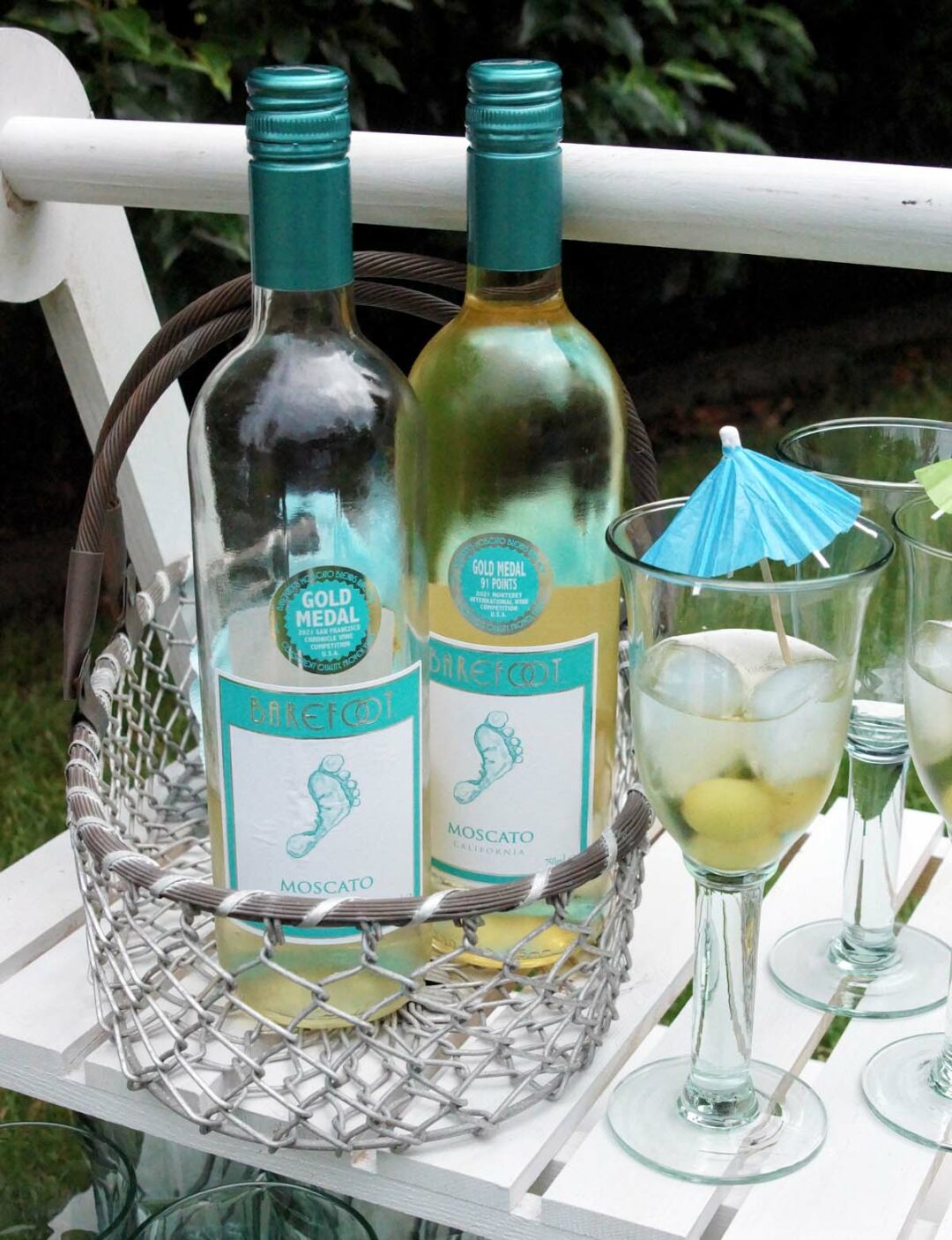 Zur Beach Party: Iced Moscato von Barefoot Wines