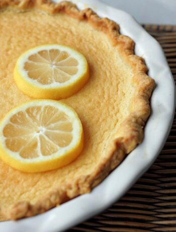 Amerikanisches Rezept für Lemon Chess Pie