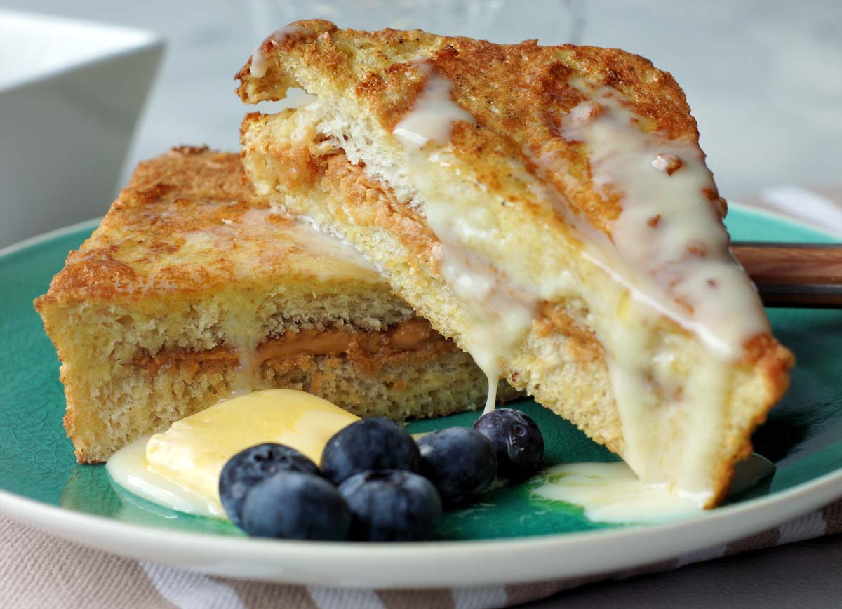 Amerikanisches Rezept für Peanut Butter French Toast