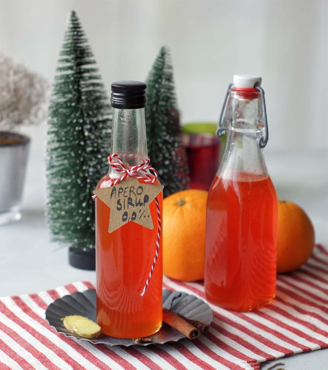 Geschenk aus der Küche: Aperitif Sirup ohne Alkohol