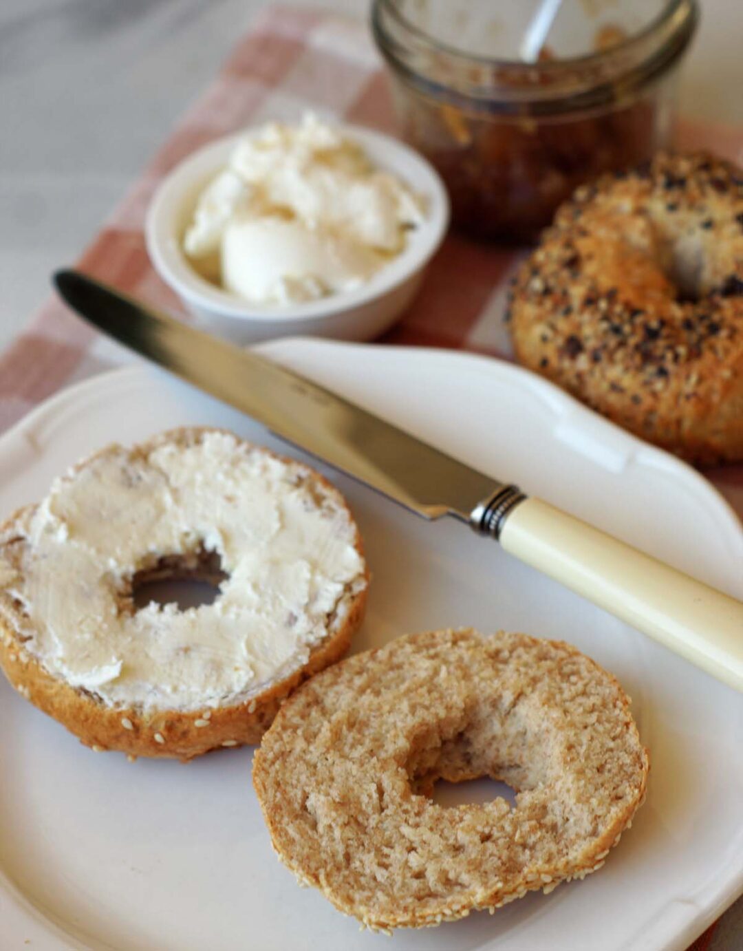 Rezept für schnelle Protein Bagel ohne Hefe