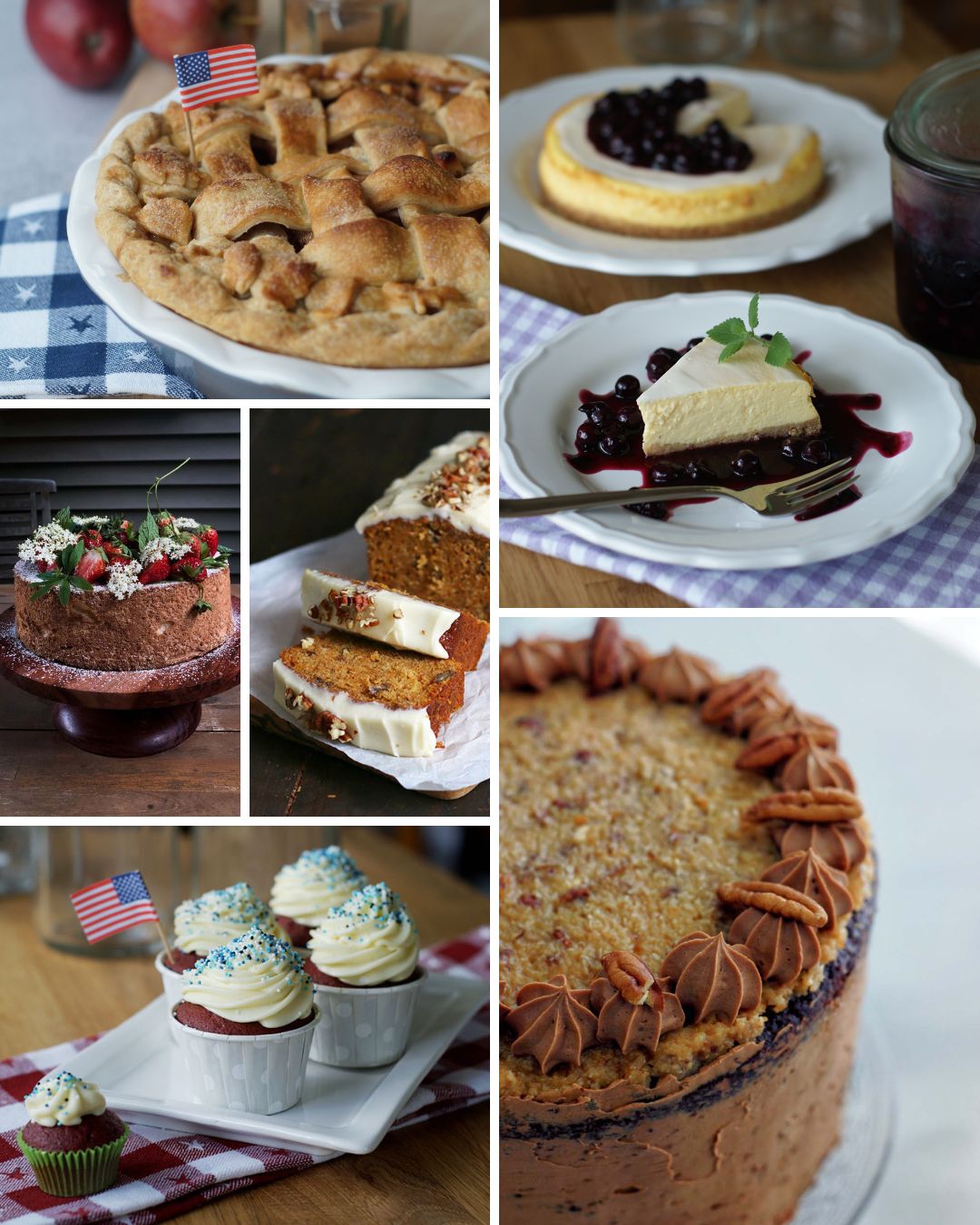 Rezepte für die berühmtesten Kuchen der USA