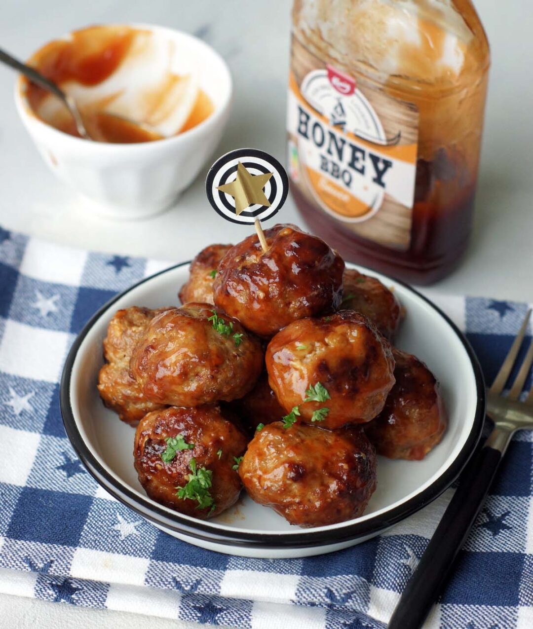 Amerikanisches Rezept für BBQ Meatballs (Airfryer)