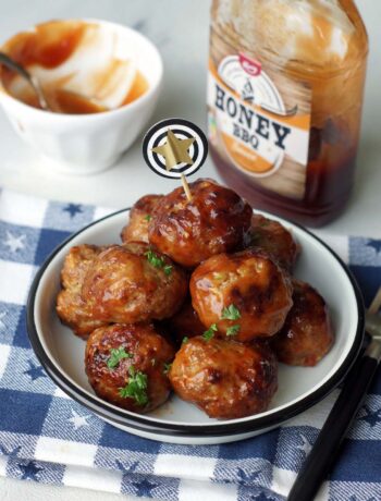 Amerikanisches Rezept für BBQ Meatballs (Airfryer)