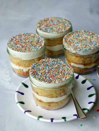 Rezept für Dot Cakes - Kuchen im Glas