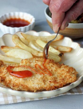 Rezept für Fried Chicken mit Hot Honey aus der heißluftfritteuse