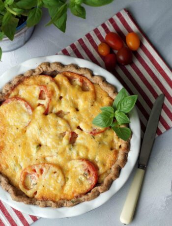 Amerikanisches Rezept für Tomate Pie aus den Südstaaten