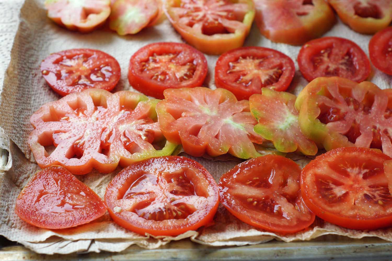 Tomaten für den Tomato Pie aus den Südstaaten