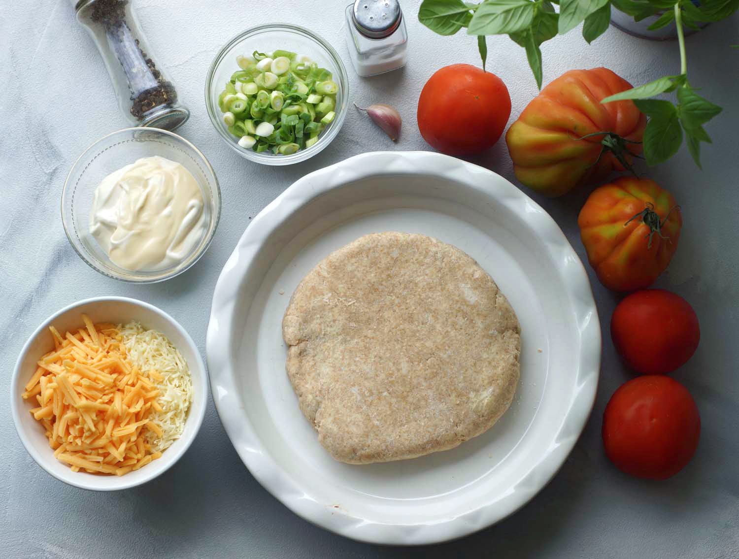 Zutaten für USA Tomato Pie