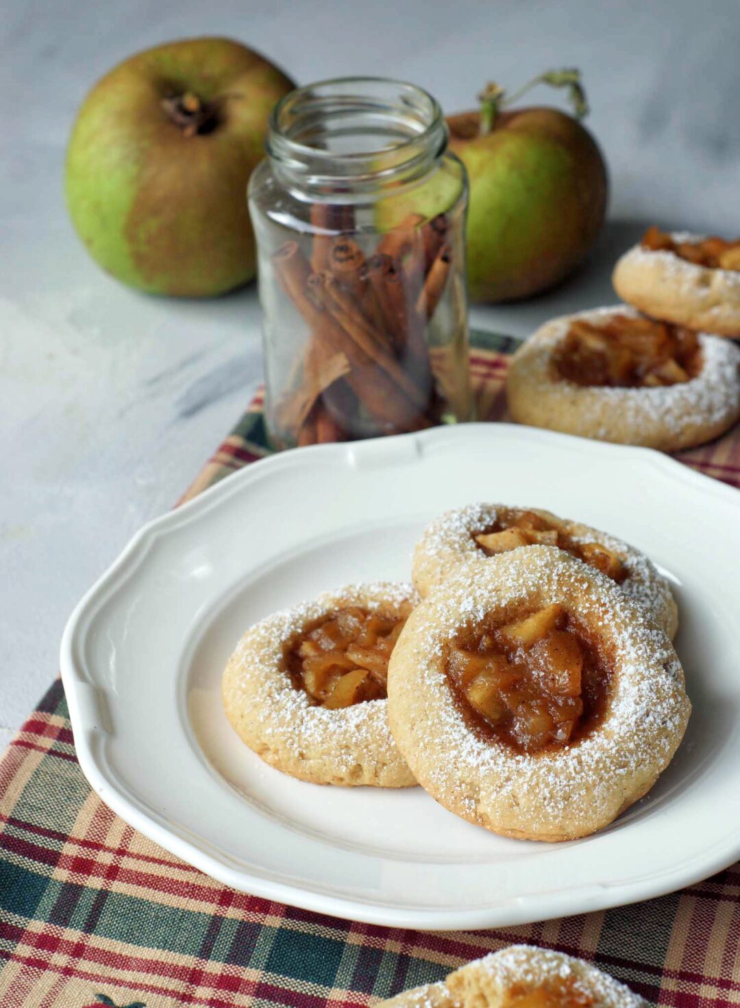 Amerikanisches Rezept füer Apple Pie Cookies